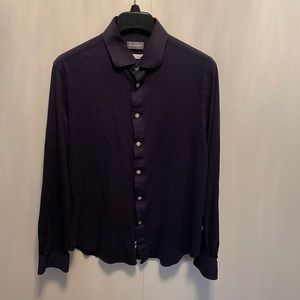Mens Micheal KORS Slim Fit Long Sleeve Shirt